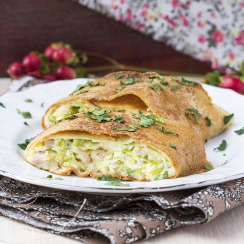 Strudel de calabacín y albahaca