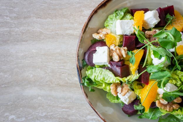 Ensalada de remolacha y feta