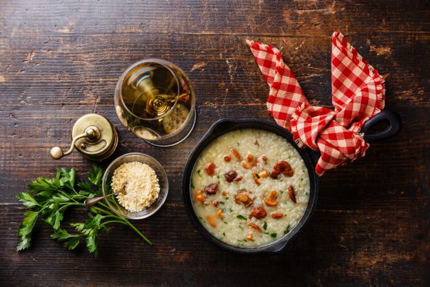 Risotto con boletus