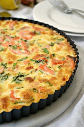 Quiche de salmón