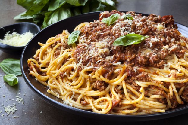 Espaguetis con ragú