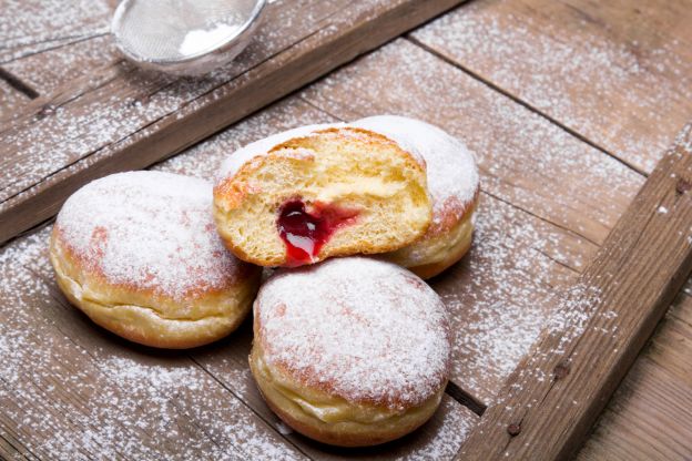 Berlinesas o donuts rellenos