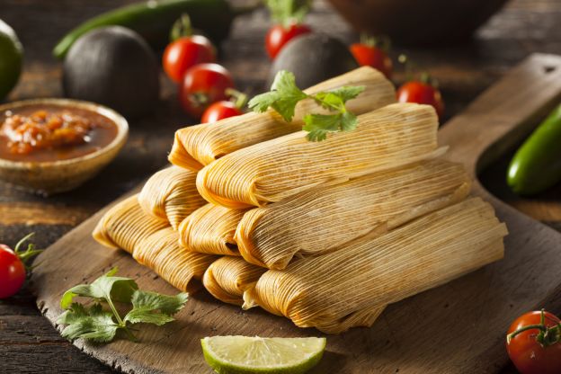 Tamales sin carne