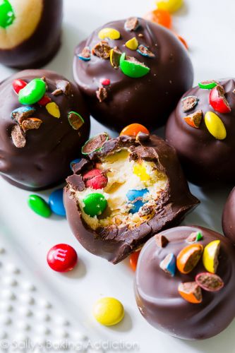 Trufas con M&M's