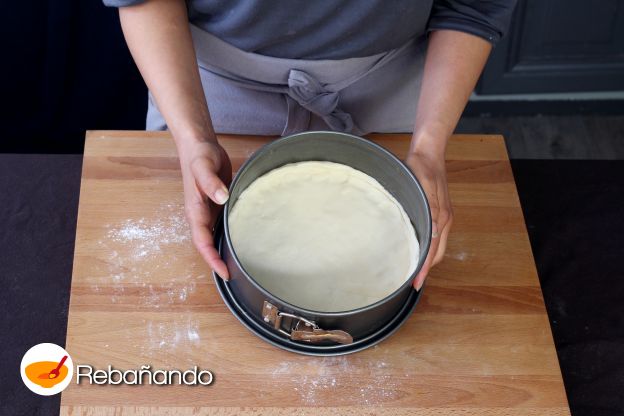 Preparación del pastel