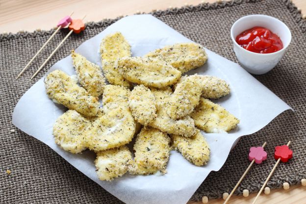 Croquetas de queso mozzarella