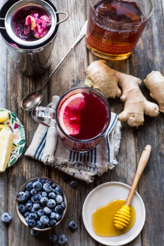 Té de jengibre con toque de whisky