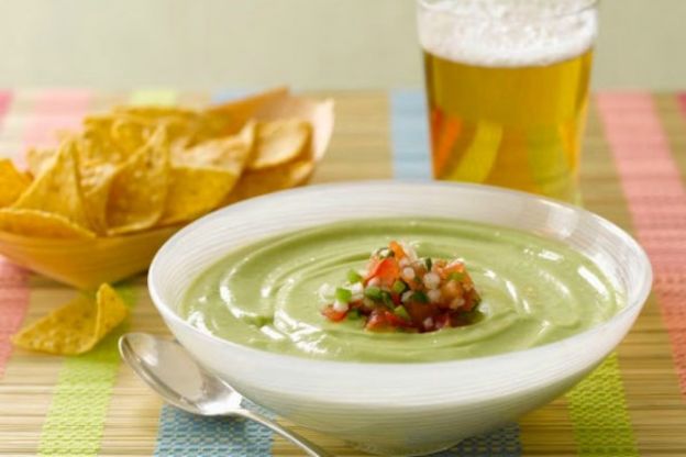 26. gazpacho de aguacate y melón