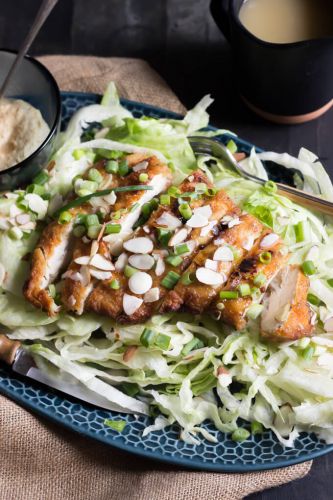 Pollo con almendras