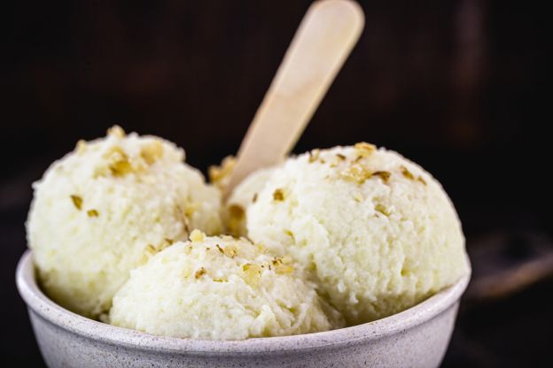 Helado vegano de pistacho