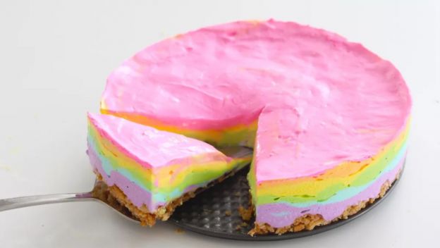 Cheesecake arcoiris