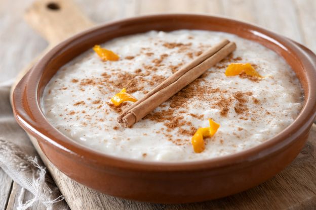 Arroz con leche en el microondas