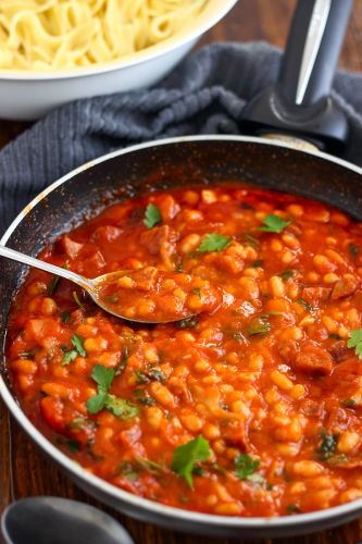 Curry de garbanzos y espinacas