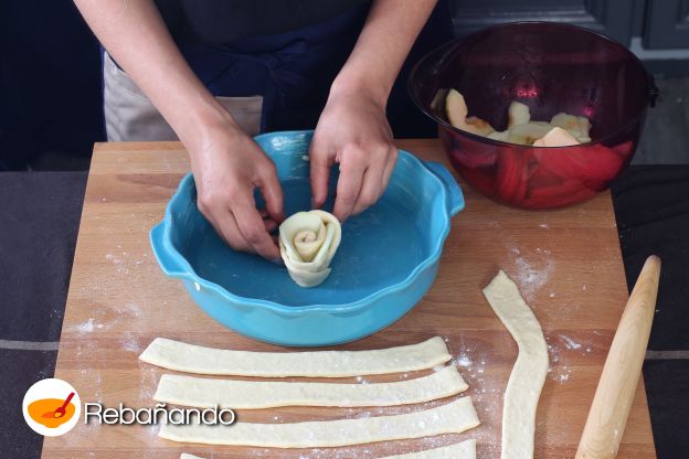 Preparación de la tarta