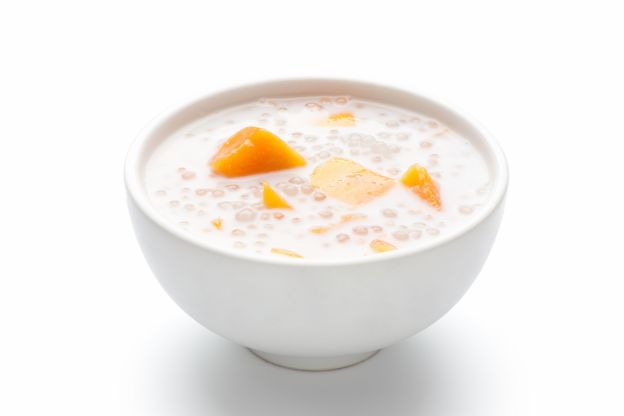 Postre de tapioca con coco