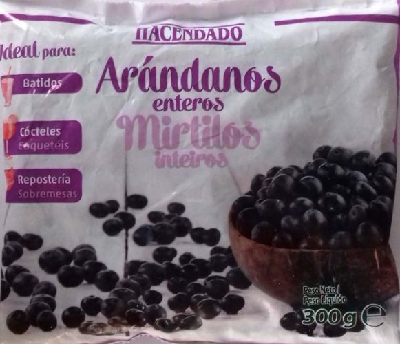 Arándanos congelados