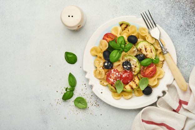 Pasta con calabacín