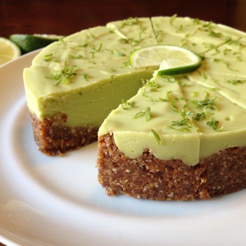 Cheesecake vegano de aguacate