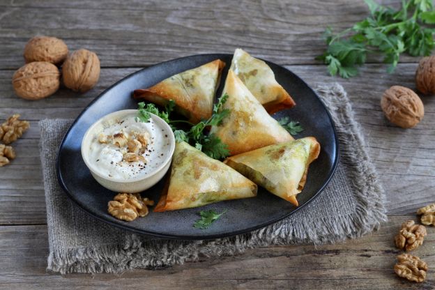 Samosas de patata y queso