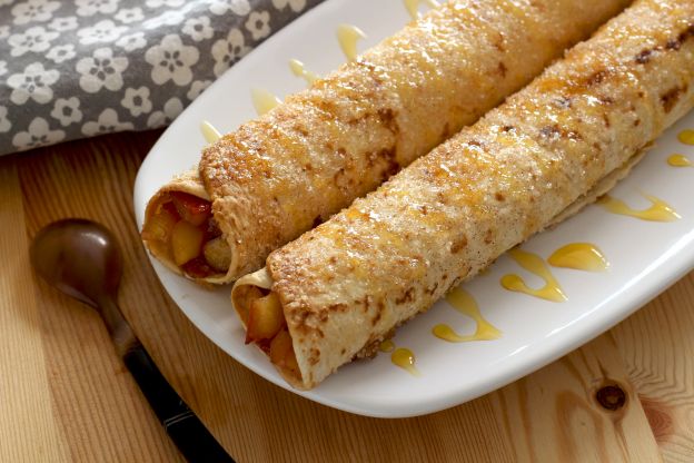 Taquitos de manzana