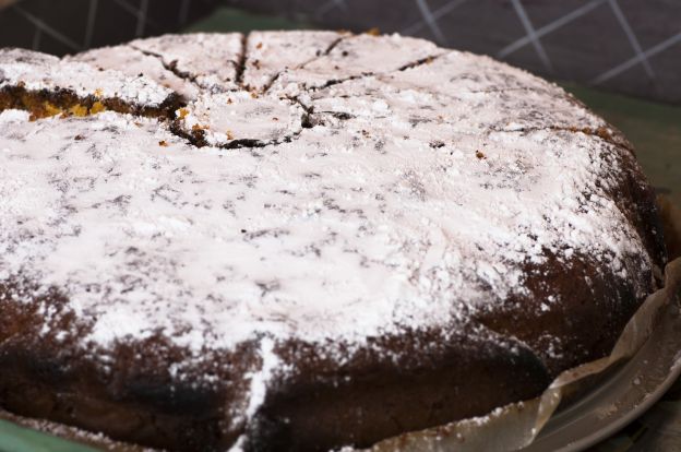 Pastel de zanahoria y almendras