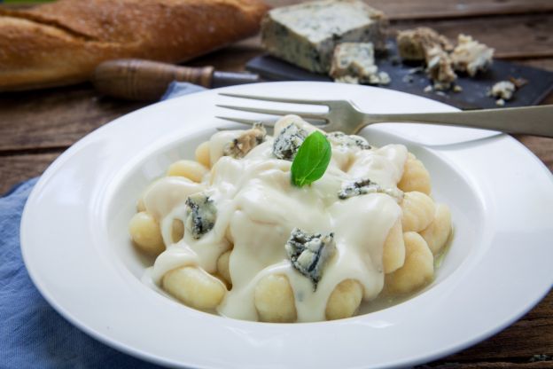 Gnocchi con gorgonzola