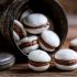 Macarons de chocolate y canela