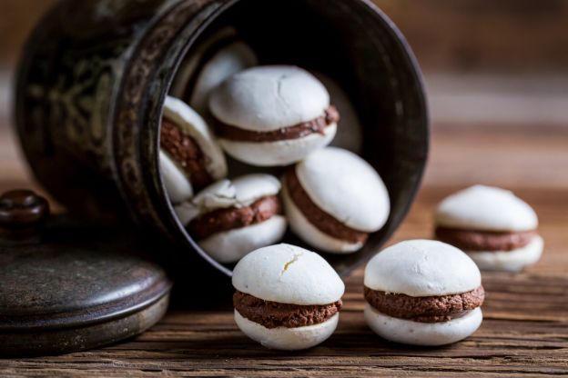 Macarons de chocolate y canela