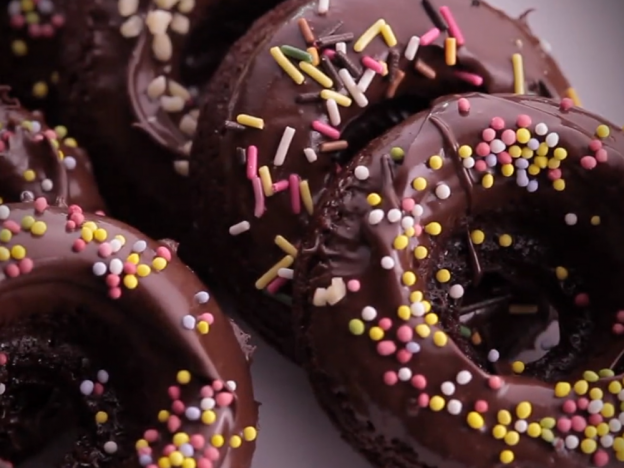 Donuts de chocolate ligeros