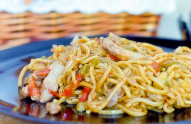 Fideos con sardinas