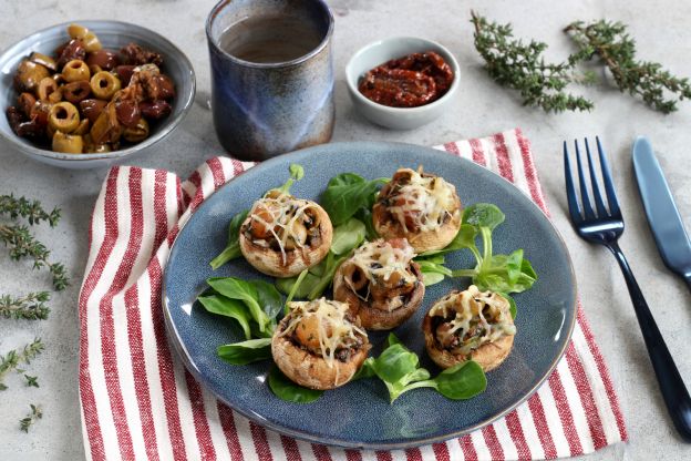 Champiñones rellenos