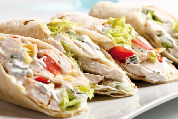 Wraps de pollo