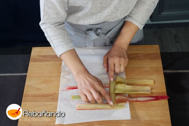 Preparación del tablero de ruibarbo II