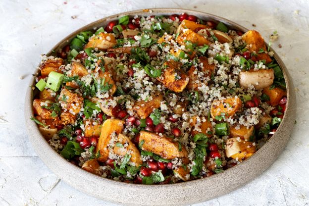 Ensalada de quinoa y calabaza