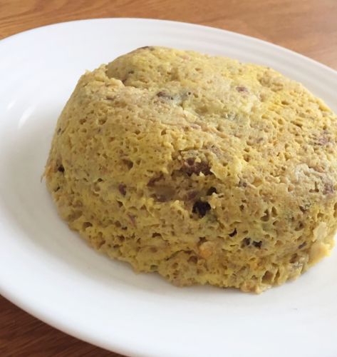 Mugcake de plátano y avena