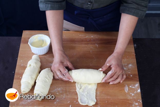 Preparación de los cruffins