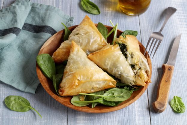 Spanakopita, empanadas griegas de espinaca