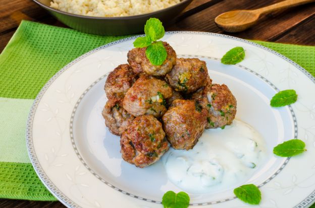 Albóndigas de cordero y menta