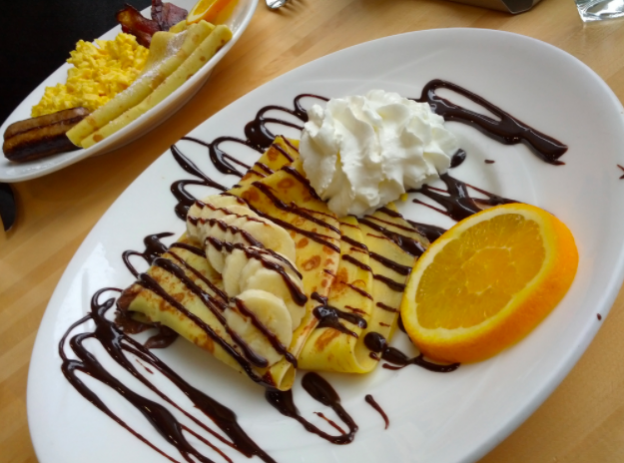 4.- crêpes con nutella