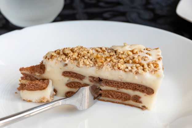 Tarta de galleta y leche condensada