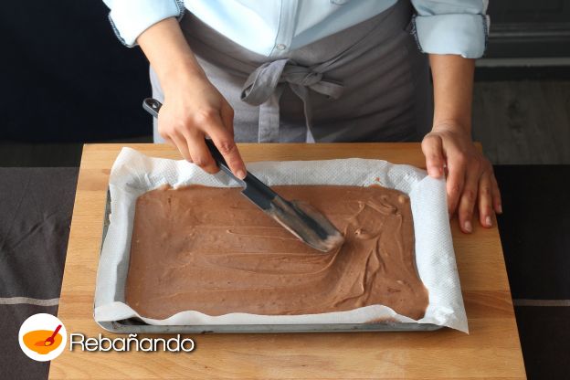 Masa de chocolate: paso 4