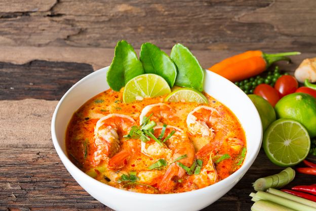 GAMBAS CON CURRY DE COCO