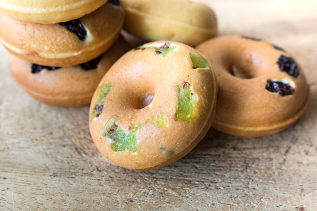 Buñuelos con kiwi