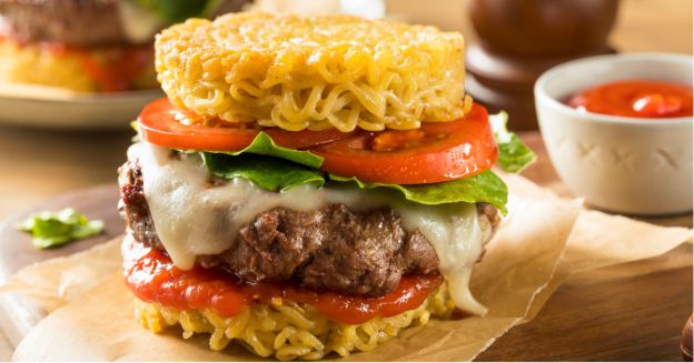 Hamburguesa de ramen