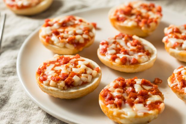 Pizzas de bagel