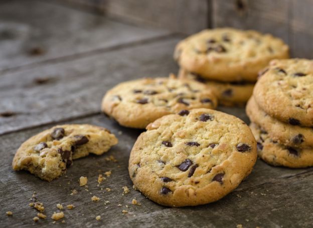 Las galletas con chocolate