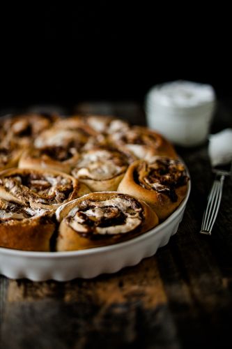 Rollos de canela con malvaviscos