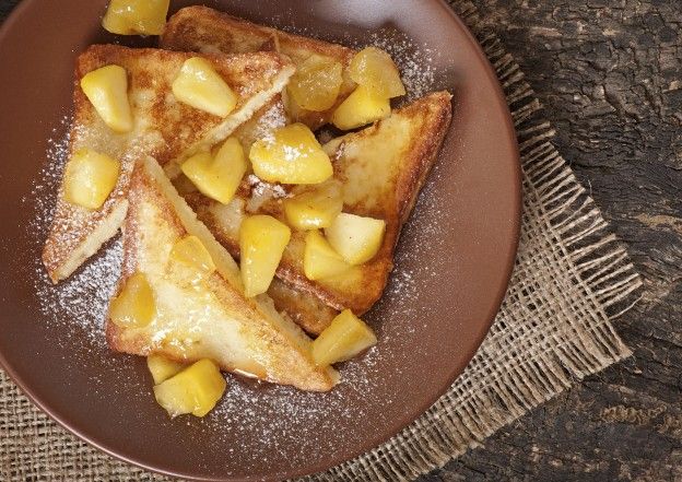 Tostadas con fruta