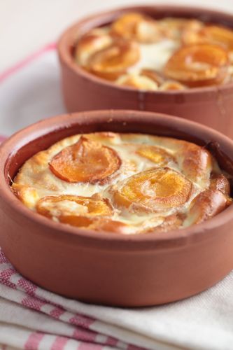 Clafoutis de melocotón