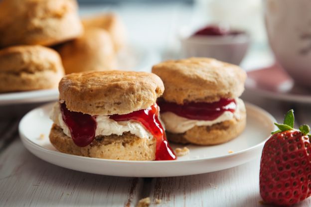 Scones de mora azul